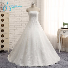 2017 Beading Pearls Sequined Real Wedding Dress